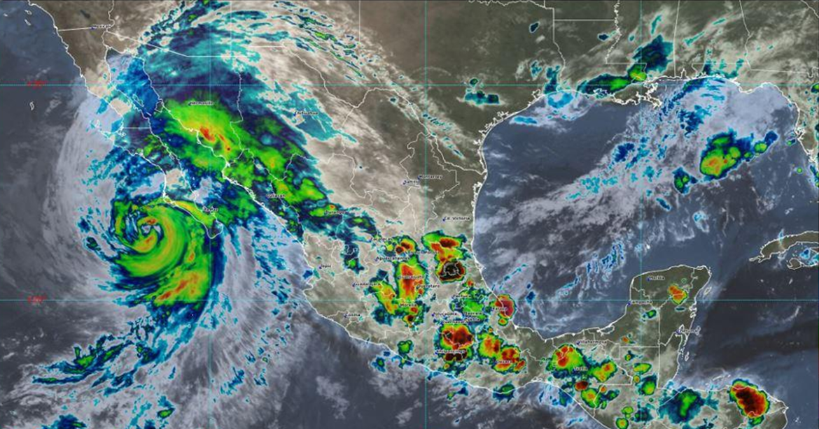 Huracán Kay desciende a categoría 1 y se espera toque tierra