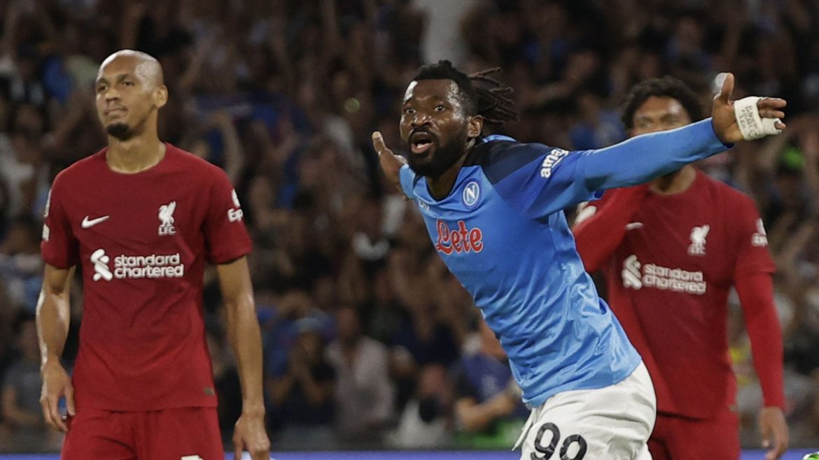 Napoli vapulea al Liverpool en Champions League