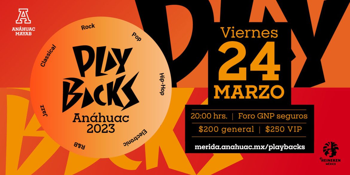¡Playbacks 2023 Anáhuac Mayab está por llegar!