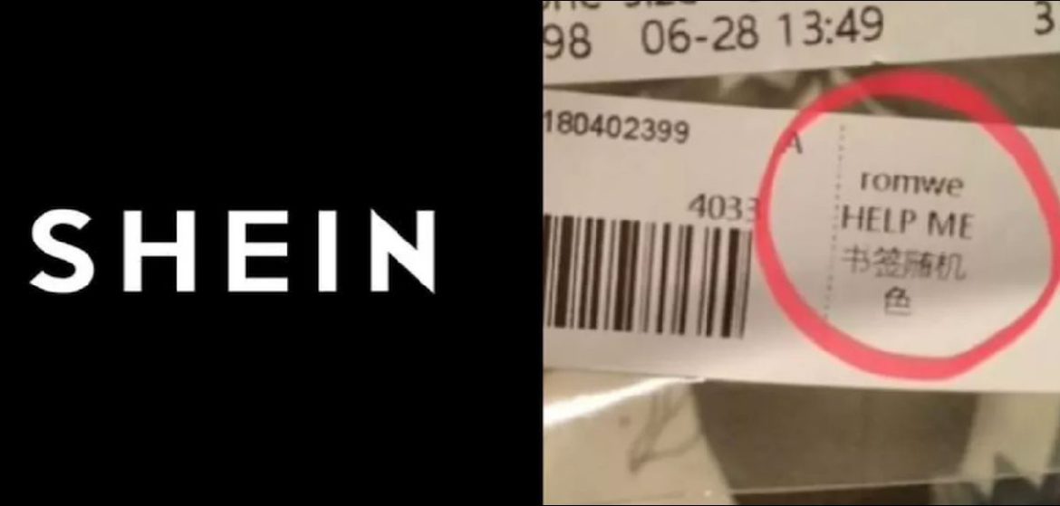 Prendas de Shein son usadas como grito de auxilio