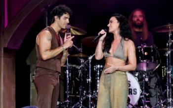 Imagen de internet de Demi Lovato y Jonas Brothers