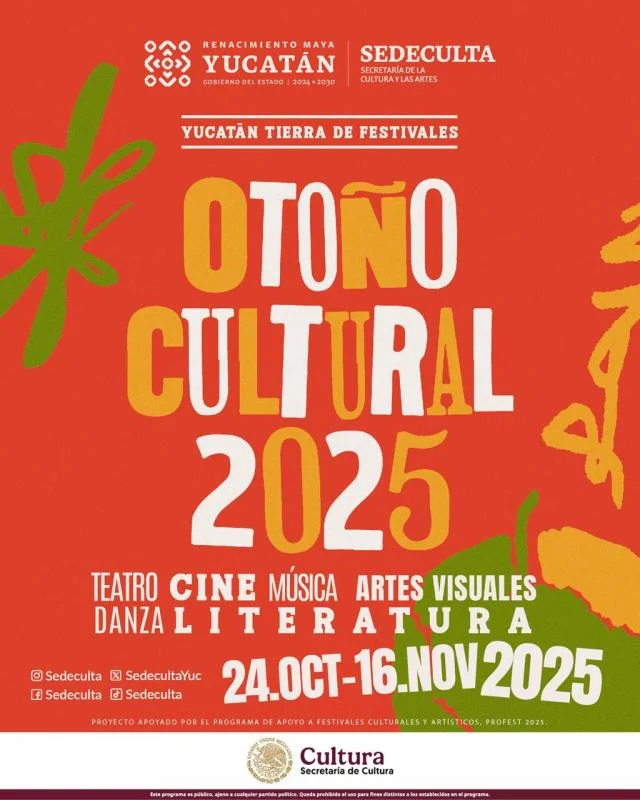 Arranca el Otoño Cultural 2025 con arte, tradición y actividades gratuitas en Yucatán