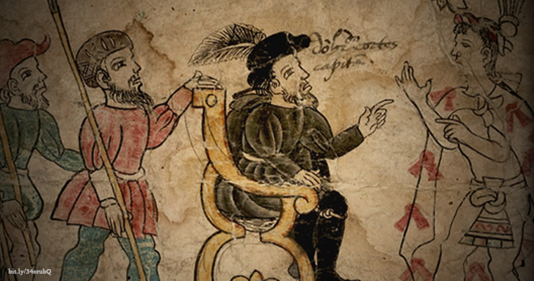 Hernán Cortés vuelve a México, pero ahora en lienzo