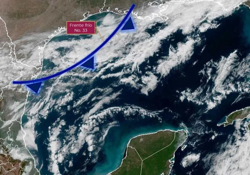 Nuevo frente frío generará evento “norte” y rachas de viento en la costa.